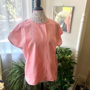 Vintage DVF Diane Von Furstenberg Pink Blouse